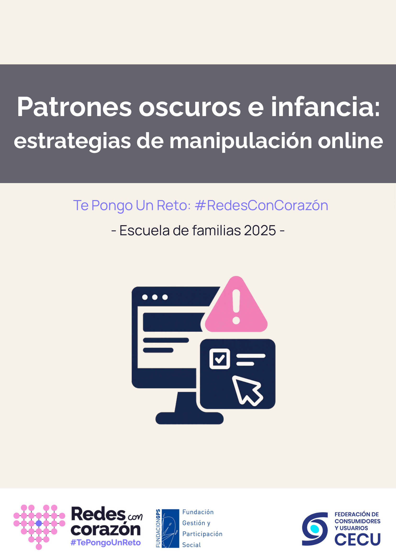 Dossier | Patrones oscuros e infancia: estrategias de manipulación online